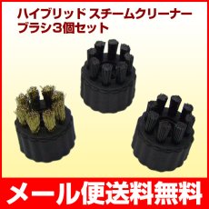 画像1: 【メール便送料無料】ハイブリッドスチーム専用　交換用ブラシ セット (1)