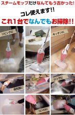 画像3: メーカー公式 ハイブリッドスチームクリーナー ピンク (3)
